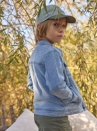 Παιδικό Μπουφάν για Αγόρια Denim Dino