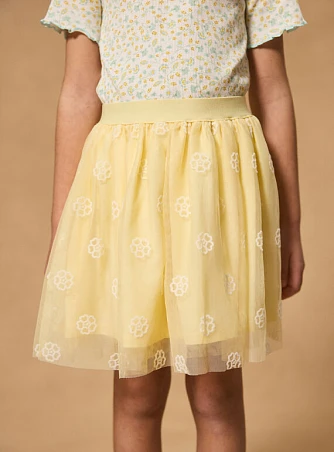Παιδική Φούστα για Κορίτσια Yellow Tulle