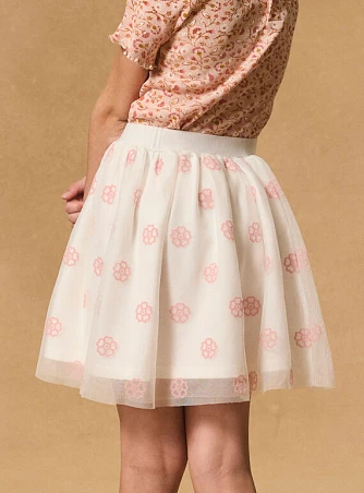 Παιδική Φούστα για Κορίτσια White Tulle