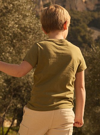 Παιδική Μπλούζα για Αγόρια Olive Alien