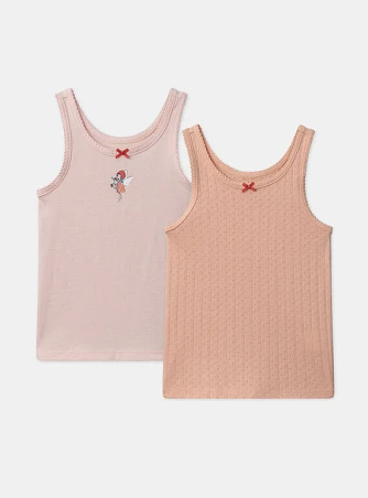 Σετ Παιδικά Φανελάκια για Κορίτσια Strawberry Fairy 2 τμχ