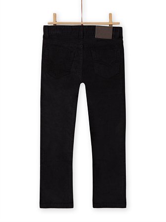 Παιδικό Παντελόνι για Αγόρια Corduroy Black