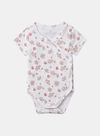 Σετ Βρεφικά Φορμάκια για Κορίτσια Strawberry Bloom 2 τμχ