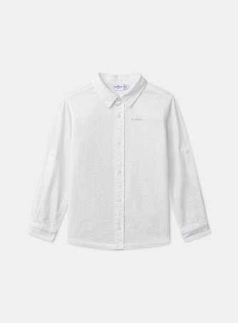 Παιδικό Πουκάμισο για Αγόρια White Bonheur