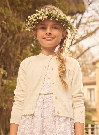 Παιδική Ζακέτα για Κορίτσια White Ways