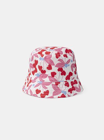 Παιδικό Καπέλο για Κορίτσια Heart Floral - 2 σε 1