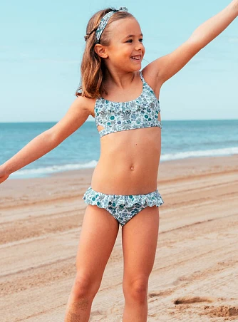 Παιδικό Μαγιό για Κορίτσια Blue Garden