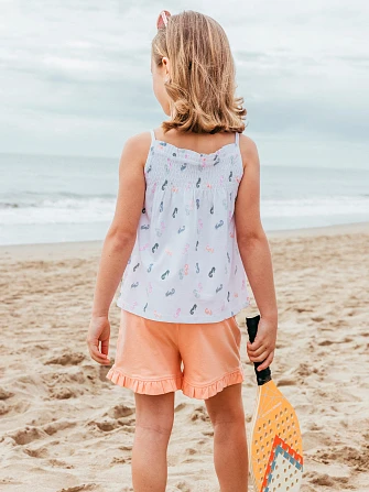 Παιδικό Σετ για Κορίτσια Orange Seahorses