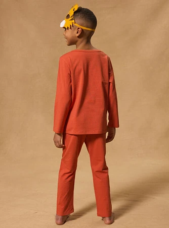 Σετ Παιδικές Πιτζάμες για Αγόρια Orange Tiger