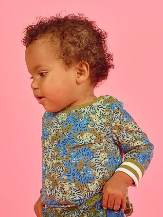 Βρεφική Μπλούζα για Αγόρια Tiger Print - 2 σε 1