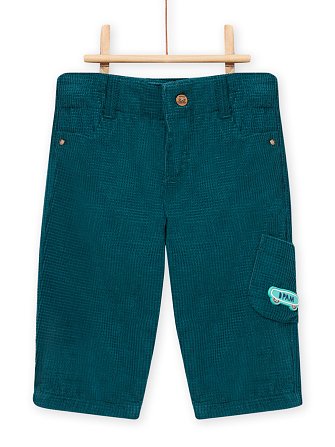 Βρεφικό Παντελόνι για Αγόρια Corduroy Petrol