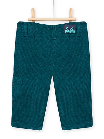 Βρεφικό Παντελόνι για Αγόρια Corduroy Petrol