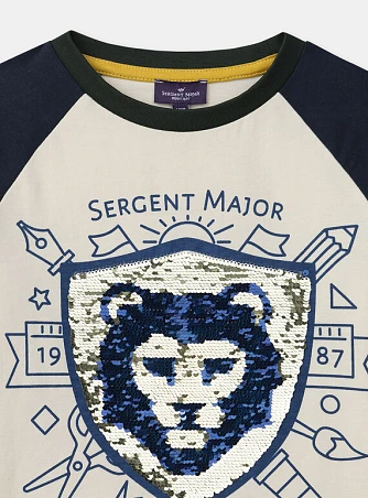 Παιδική Μπλούζα για Αγόρια Vanilla Lion/Wolf