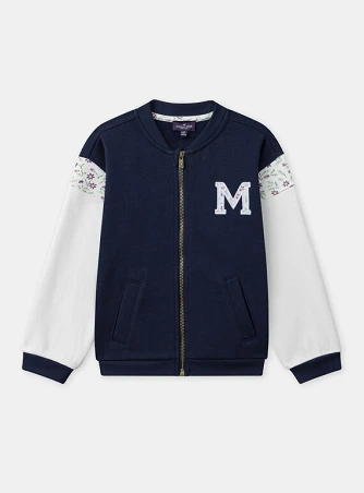 Παιδική Ζακέτα για Κορίτσια Navy/White M
