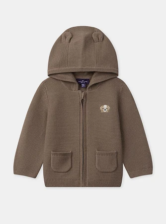 Βρεφική Ζακέτα για Αγόρια Brown Puppy