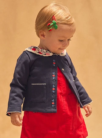 Βρεφική Ζακέτα για Κορίτσια Romantic Navy