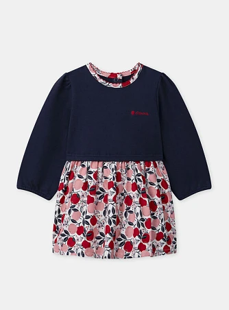 Βρεφικό Φόρεμα για Κορίτσια Navy Garden
