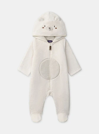 Βρεφική Ολόσωμη Πιτζάμα για Αγόρια Creme Bear
