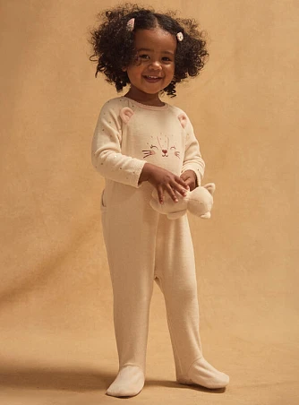 Βρεφική Πιτζάμα για Κορίτσια Baby Tiger