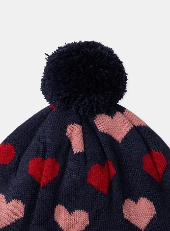 Παιδικός Σκούφος για Κορίτσια Navy Love