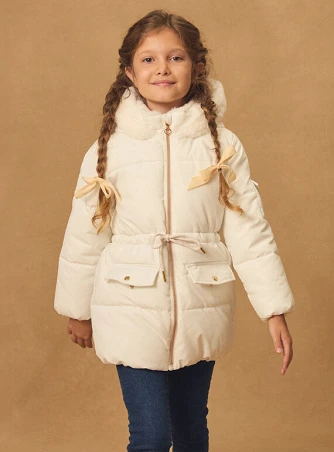 Παιδικό Μπουφάν για Κορίτσια Cream Puffer