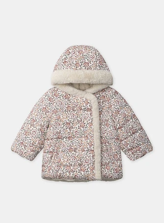 Βρεφικό Μπουφάν για Κορίτσια Cozy Floral - 2 σε 1