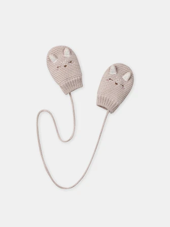 Βρεφικά Γάντια για Κορίτσια Adorable Pink