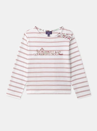 Παιδική Μπλούζα για Κορίτσια Stripped Reveuse