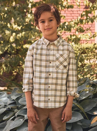 Παιδικό Πουκάμισο για Αγόρια Rustic Chequered