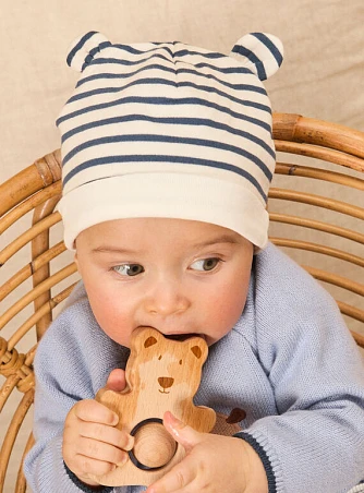 Βρεφικό Καπέλο για Αγόρια Stripped Ears