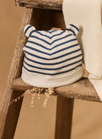 Βρεφικό Καπέλο για Αγόρια Stripped Ears