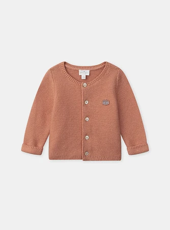 Βρεφική Ζακέτα για Κορίτσια Orange/Pink Owl