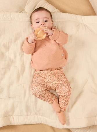 Βρεφικό Σετ για Κορίτσια Pink Flowers