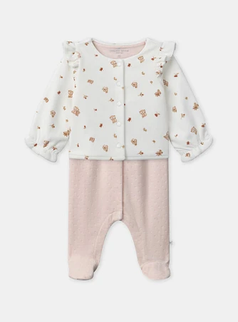 Βρεφικό Σετ για Κορίτσια Baby Pink Owl