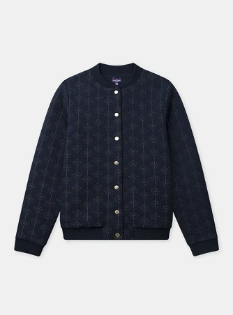 Παιδική Ζακέτα για Κορίτσια Navy Snowfall