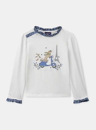 Παιδική Μπλούζα για Κορίτσια Puppy Ride