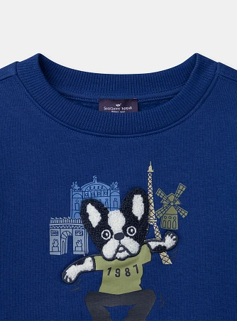 Παιδικό Φούτερ για Αγόρια Blue Bulldog