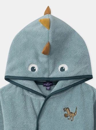 Παιδική Ρόμπα για Αγόρια Green Dinosaur