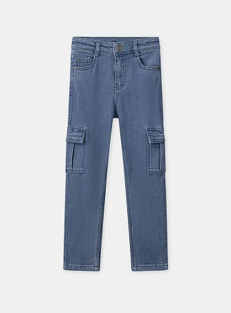 Παιδικό Παντελόνι για Αγόρια Denim Cargo