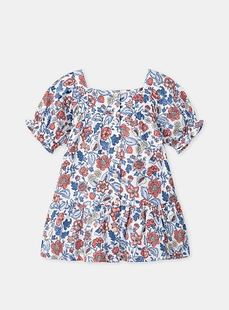 Βρεφικό Φόρεμα για Κορίτσια Blue Floral