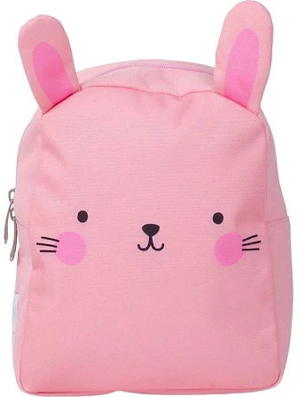 A Little Lovey Company Παιδική Τσάντα Πλάτης Pink Bunny