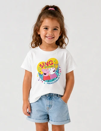 Παιδική Μπλούζα για Κορίτσια Peppa Pig Sing