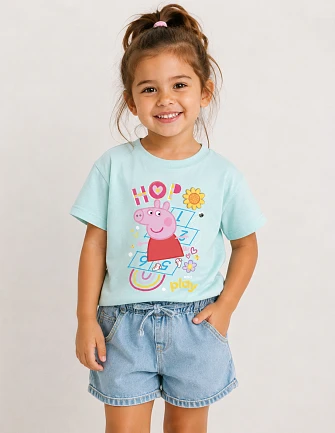 Παιδική Μπλούζα για Κορίτσια Peppa Pig Hop