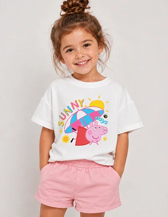 Παιδική Μπλούζα για Κορίτσια Peppa Pig Sunny Days