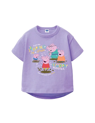Παιδική Μπλούζα για Κορίτσια Peppa Pig Muddy Puddles