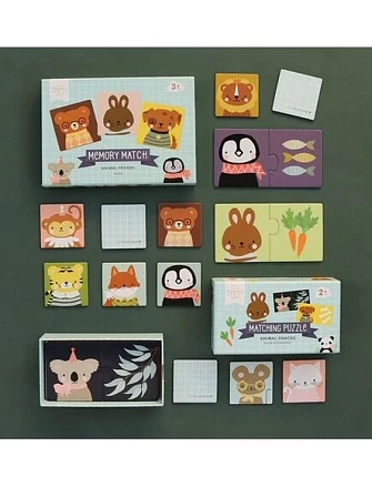 Βρεφικό Επιτραπέζιο Παιχνίδι A little Lovely Company Animal Friends για 3+ ετών