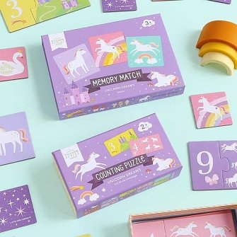 Βρεφικό Επιτραπέζιο Παιχνίδι A little Lovely Company Unicorn Dreams για 3+ ετών