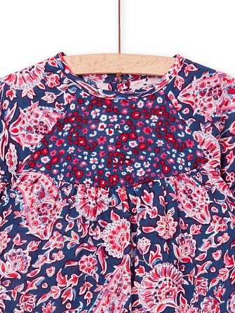 ΒΡΕΦΙΚΟ ΜΠΛΕ ΦΛΟΡΑΛ ΦΟΡΕΜΑ ΓΙΑ ΚΟΡΙΤΣΙΑ