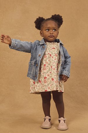 Βρεφικό Μπουφάν για Κορίτσια Light Denim