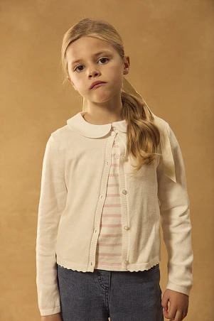 Παιδική Ζακέτα για Κορίτσια Classic White